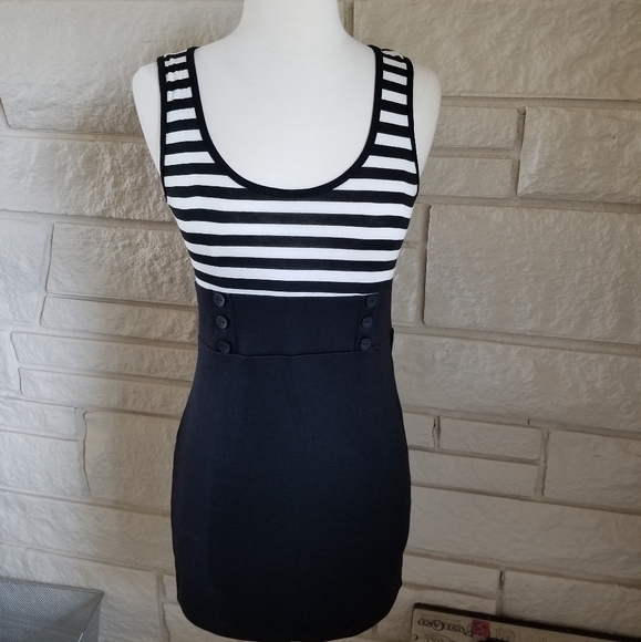 NWOT DRESS BOGO (2 for 1 Deal!) Black, White, Blue - Picture 2 of 8